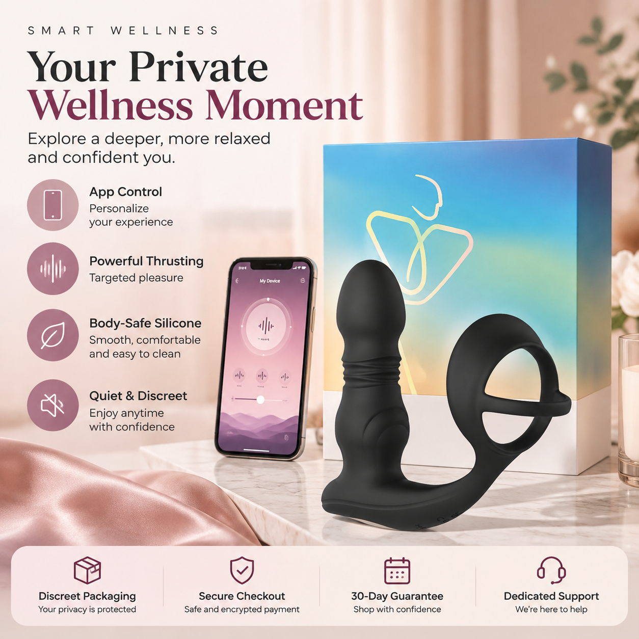 001 Cyrus™ App-Controlled Thrusting Prostate Device - Image 1