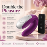 Double Fun™ App-Controlled Couples Wellness Device