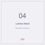 Lumina™ App-Controlled Illuminating Wand Device