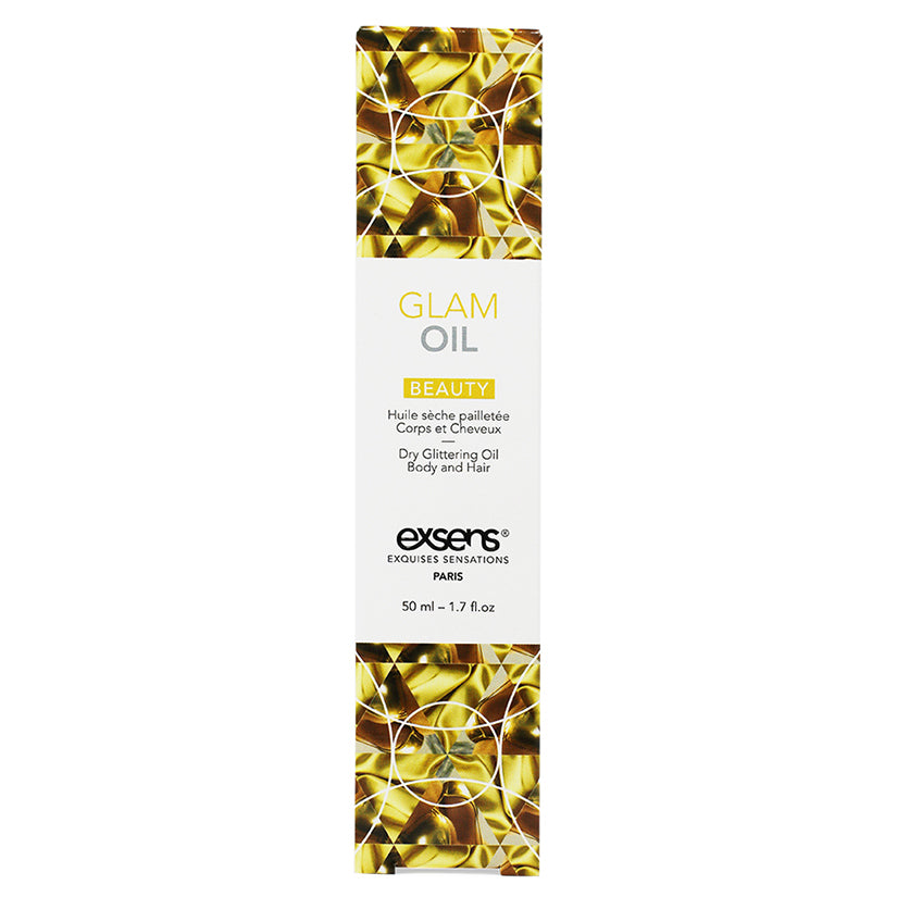 EX-HSB001-28.jpg Exsens Dry Glittering Oil Body and Hair-Glam Oil 1.7oz - Image 1