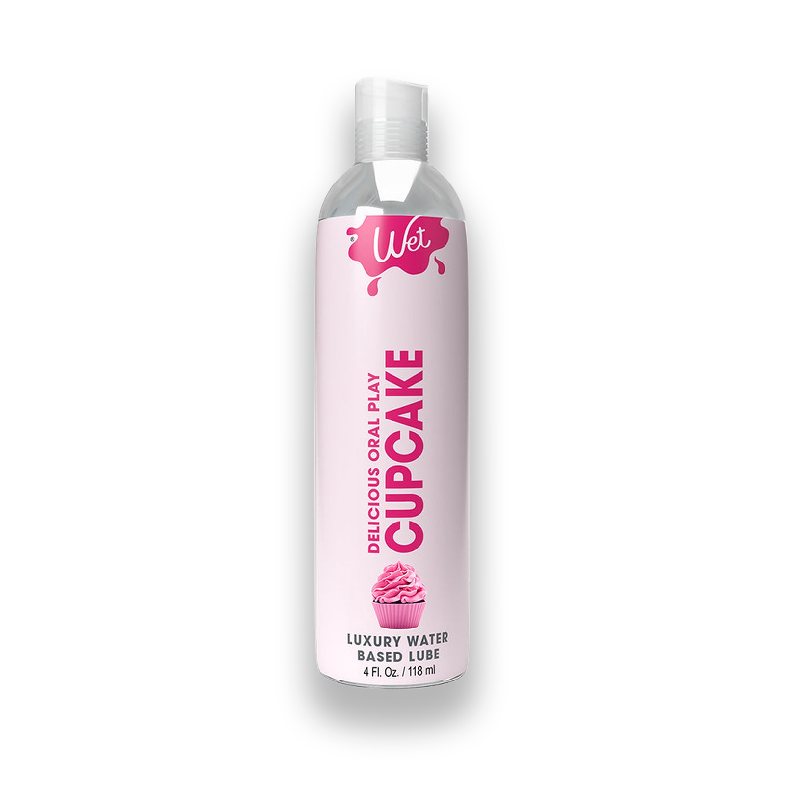 WT21579 Wet Delicious Oral Play Cupcake Waterbased Flavored Lubricant 4oz - Image 1